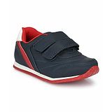 TUSKEY Double Velcro Closure Shoe - Navy Blue