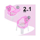 Baybee Baby Chair With Tray - Pink