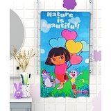 Dora Printed Bath Towel - Blue