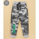 Ruff Full Length Camouflage Joggers - Grey