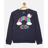 Kidsville Hello Kitty Featured Full Sleeves Sweatshirt - Blue