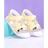 Babyoye Sandals Star Patch - Yellow