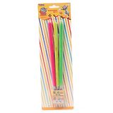 Dora Tom & Jerry Velvet Coated Pencils With Sharpener & Eraser Pack of 3 - Yellow Green Pink