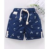 Play by Little Kangaroos Shorts Multi Print - Navy Blue