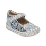 Beanz Glittery Faux Leather Velcro Strap Bellies - Grey