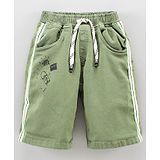 Little Kangaroos Knee Length Bermuda Skate Print - Green