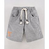 Play by Little Kangaroos Knee Length Bermuda Solid- Grey