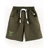 Play by Little Kangaroos Knee Length Bermuda Solid- Green