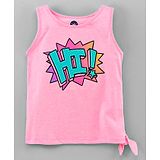 Vitamins Sleeveless Tank Top Hi Print - Neon Pink