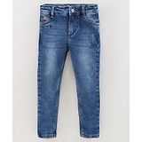 Under Fourteen Only Solid Full Length Jeans - Navy Blue