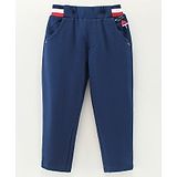 Under Fourteen Only Full Length Solid Trouser - Navy Blue