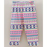 Vitamins Full Length Cotton Leggings Printed - Multicolour