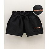 Vitamins Knee Length Shorts - Black Orange