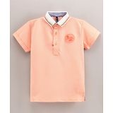 Little Kangaroos Half Sleeves T Shirt - Peach