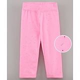 Little Kangaroos Full Length Leggings Solid - Pink