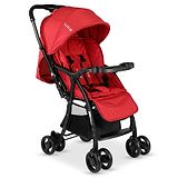 Luv Lap Spark Compact Plus 5 Point Safety Harness With Adjustable Canopy Stroller - Red