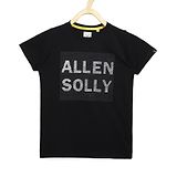 Allen Solly Juniors Half Sleeves T-Shirt Logo Print - Black