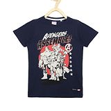 Allen Solly Juniors Half Sleeves T-Shirt Avengers Print - Navy Blue