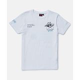 Gini & Jony Short Sleeves Printed T Shirt - White