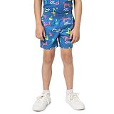 Jack & Jones Junior Mid Thigh Shorts Multi Print - Blue