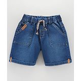 Little Kangaroos Knee Length Bermuda- Dark Blue