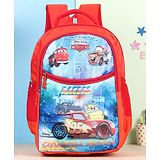 Disney Pixar Cars Kids School Bag Red - Height 18 inches