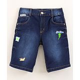 Little Kangaroos Knee Length Bermuda - Dark Blue