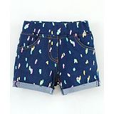 Little Kangaroos Knee Length Shorts - Blue