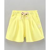 Little Kangaroos Solid Color Shorts - Yellow