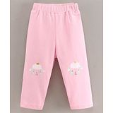 Little Kangaroos Full Length Leggings Sheep Print - Pink