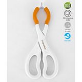 Fab N Funky Bottle Tongs White Free size - White And Orange