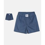 Tales & Stories Pack Of 2 Solid Boxer Shorts - Blue