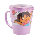 Joyo Disney Dora Stainless Steel Espresso Mug With Lid  Dark Pink -  250 ml