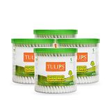 Tulips Biodegradable Cotton Buds Swabs Pack of 4 - 200 Pieces Each