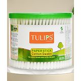 Tulips Biodegradable Cotton Buds Swabs - 300 Pieces