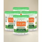 Tulips Biodegradable Cotton Buds Swabs Pack of 4 - 100 Pieces Each