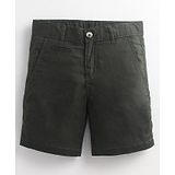 Cherry Crumble By Nitt Hyman Solid Shorts - Dark Green