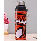 Spider Man Spiderman Stainless Steel Vacuum Sipper Bottle Black - 500 ml