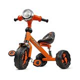 Dash Xtreame Stylish Tricycle with Music & Strong Frame - Orange