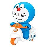 AKN TOYS Doraemon Pressure Friction Toddler Car Toy Push and Go Doraemon Scooter Toy - Blue