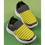 Jazzy Juniors Dashed Effect Sneakers - Yellow