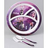 Disney Frozen 3 Sectioned Plate - Multicolour