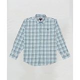 GINI & JONY Gini And Jony Full Sleeves Checks Shirt - Blue