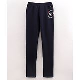 Tommy Hilfiger Full Length Cotton Leggings Solid- Navy Blue