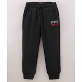 Tommy Hilfiger Full Length Solid Color Track Pant - Black