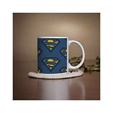 Right Gifting Ceramic Mug Superman Sign Print Blue - 350 ml