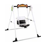 Maanit Kids Outdoor Garden Foldable Jhula  Pre-assembled - Black White