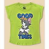 Kidsville Short Sleeves Tom & Jerry Printed Tee - Green