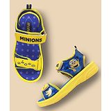 Kidsville Minions Printed Sandals - Blue & Yellow