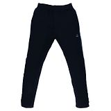 Status Quo Lycra Full Length Solid Track Pant - Navy Blue